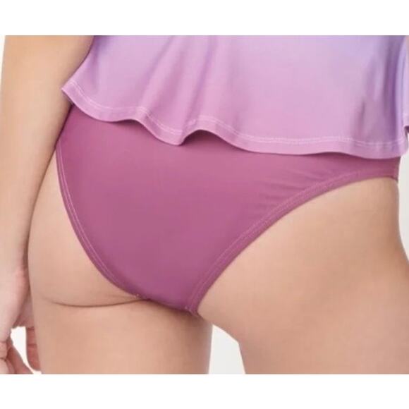 Unique Vintage 1970’s Purple Ombre Daphne High Waist Retro Bikini Bottom 3X NWOT - Picture 3 of 5